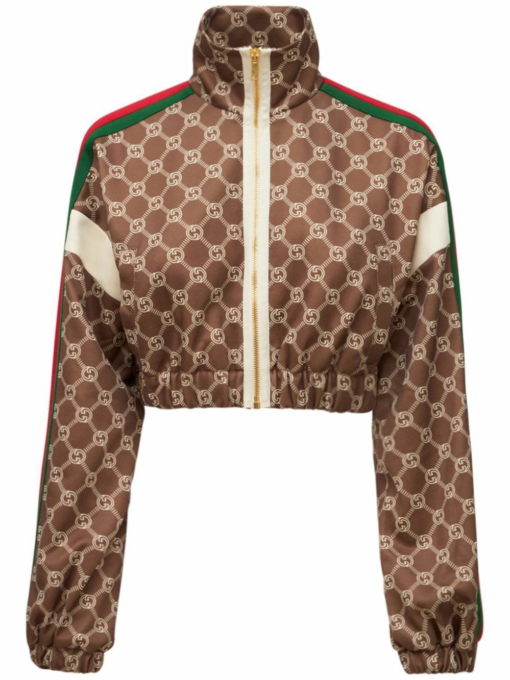 GUCCI - Technical Jersey Logo Cropped Jacket
